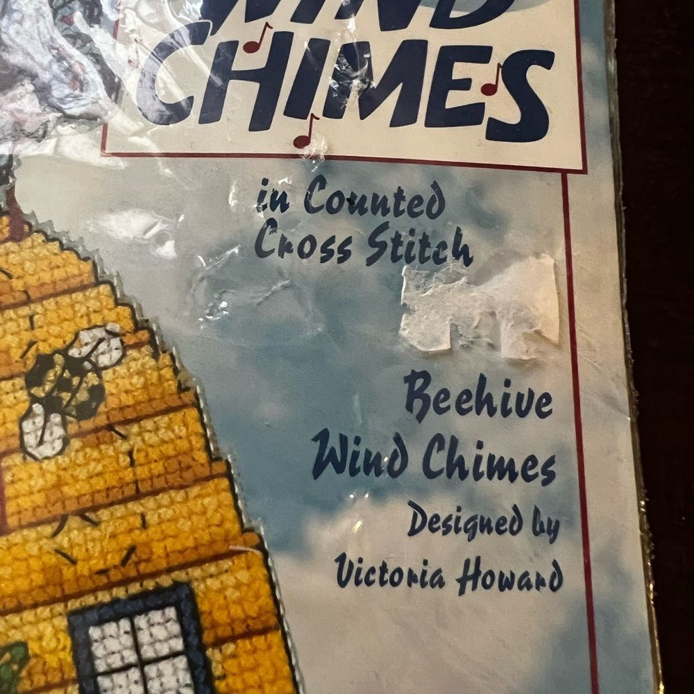 Bee Happy Cross Stitch Kit and 34 Extra Skeins of Embroidery Floss - Picture 2 of 7